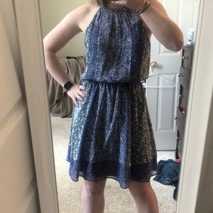 Joie silk patchwork floral dress